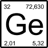 Germanium Ge Minimal Chemistry Typography