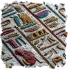 Bunte ägyptische Hieroglyphen Muster