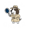 Paw Order Detective Dog