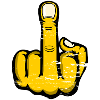 Majeur Stinky Finger Design Jaune utilisé