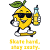 Lemon on Skateboard – Zesty Style