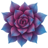 Azure Rosette Blossom