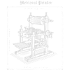 Antique Printer Machine Illustration