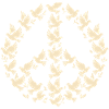 Peace-Zeichen aus Friedenstauben