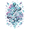 AI Abstract Coral