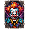 Grusel Clown Horrorbild
