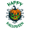 Green Look Pumpkin Halloween