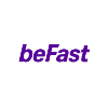 BeFast lettering in purple