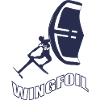 Windfoil Surfer Silhouette