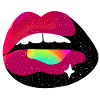 Cosmic Rainbow Lip Kiss