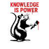 Knowledge is Power – Rat Art