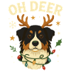 Süßes Australian Shepherd Weihnachtsdesign