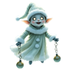 Winter Gnome with Jingle Bells