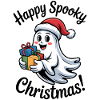Weihnachtsgeist mit Geschenken