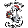 Weihnachtsgeist mit Geschenken