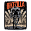 Bikezilla – Retro Monster Bike 1950s Poster