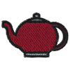 Tea kettle embroidered