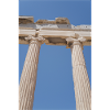 Ancient columns under blue sky, Acropolis