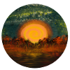Sonnenkreis am Wasser