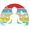 Yoga Meditation Retro Shirt with Butterflies