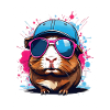 Guinea Pig Cap Sunglasses