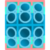 blue pattern, graphic art