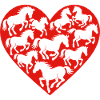 Heart of horses