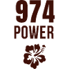 Power 974 Retro Tropical Hibiscus