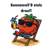 Sun Frost and Proud Tomato Caricature