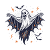 Halloween Ghost Wings Spread