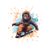 Cat Snowboard