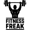 Fitness Freak Silhouette