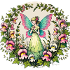 Floral Fairy in Vivid Pastels