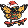Butterfly Christmas Funny