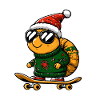 Snail Christmas Funny