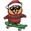 Chow Chow Dog Christmas Funny