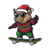 Pig Christmas Funny Wild Boar