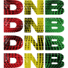 DNB Grid Rainbow Print