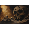 Dark fantasy horror illustration