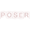 Minimalistisches POSER-Textdesign