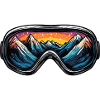 Ski Goggles Mountains Ski