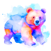 Little motley bear