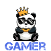 Panda Krone und controller - gamen
