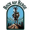 Mountain goat with backpack