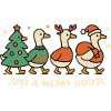 Weihnachten Just A Merry Goose Lustig
