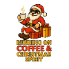 Santa Coffee Christmas Ghost