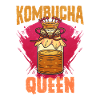 Kombucha Queen Logo – Fermentation Art