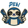 Cute Sloth Pew