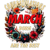 CONGRATULATIONS MARCH