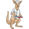 Cuisson de la poêle Kangourou